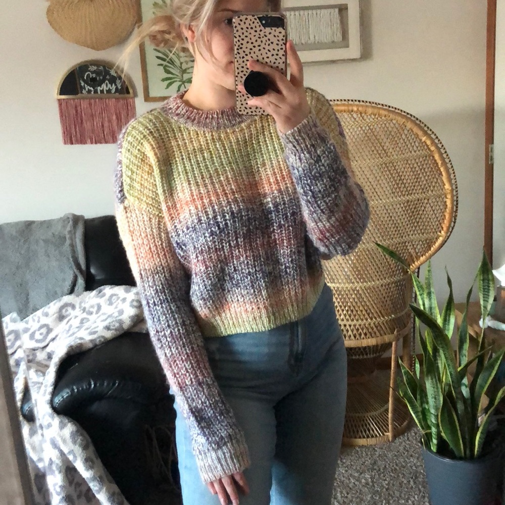 Moon & Madison Rainbow Sweater